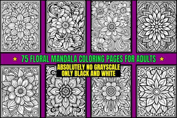 Download 75 Floral Mandala Coloring Pages Adults - Floral mandala Collection
