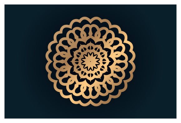 Download Luxury Gold Floral Mandala Arabesque - Floral mandala Collection