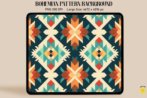 Download Symmetric Simple Bohemian Pattern - Premium Bundle