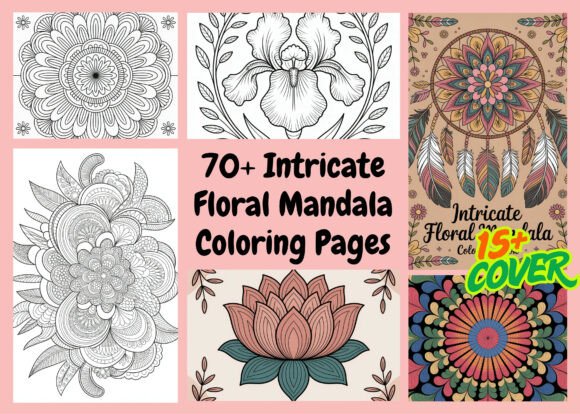 Download Intricate Floral Mandala Coloring Pages - Floral mandala Collection