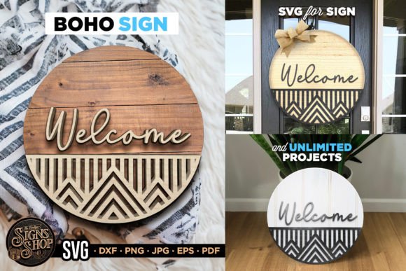 Download Boho Welcome Symmetric | SVG BOHO Geomet - Symmetric Collection