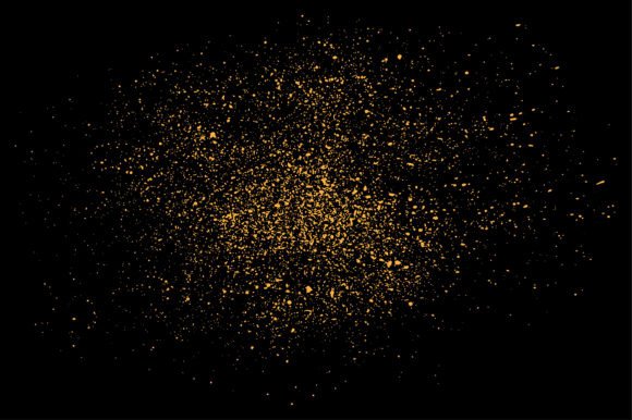 Download Gold Glitter Confetti Design Element - Design element Collection