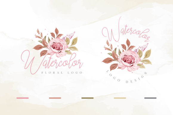 Download Watercolor Floral Logo Template - Premium Resources