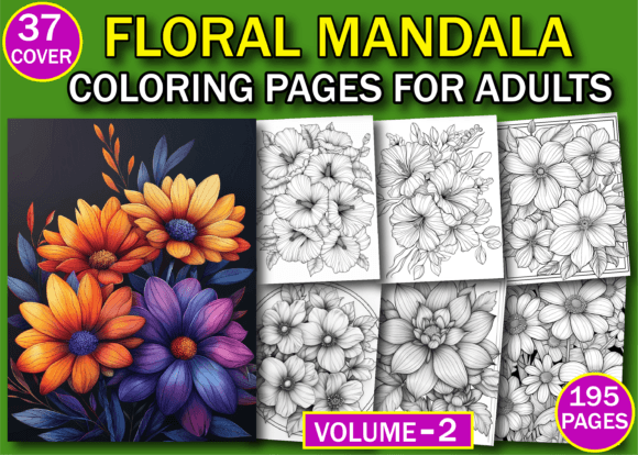 Download Floral Mandala Coloring Pages for Adults - Floral mandala Collection