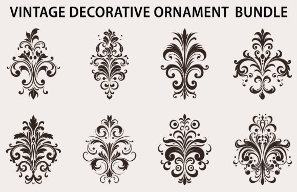 Download Vintage Decorative Design Element Bundle - Design element Collection